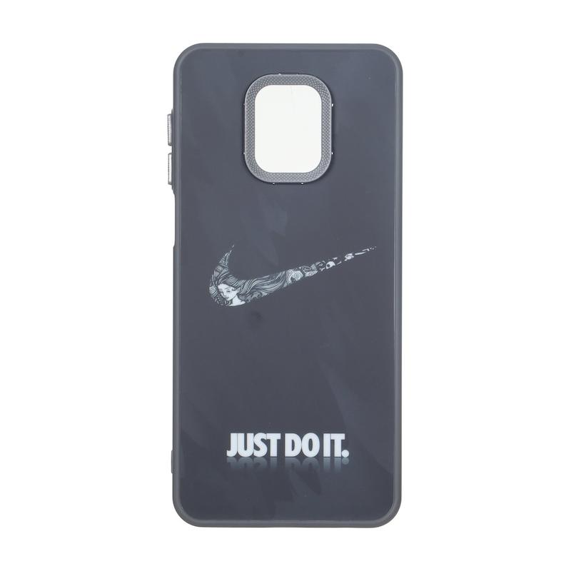 قاب گوشی Redmi Note 9S - Redmi Note 9 Pro شیائومی لنز کربن مات فانتزی چاپ درجه یک سخت طرح NIKE کد 160545