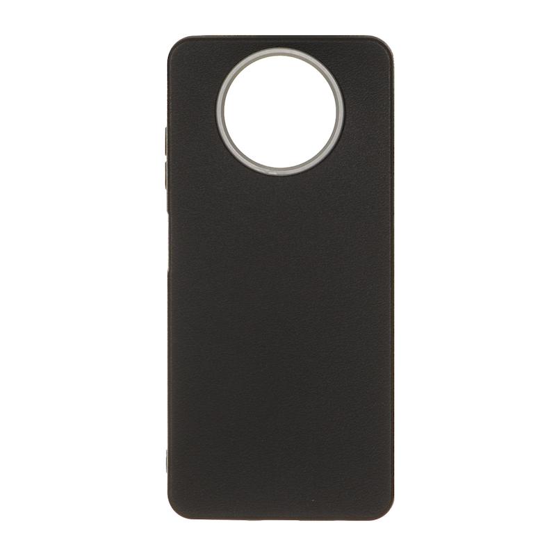 قاب گوشی Poco X3 - Poco X3 Pro شیائومی لدر دیزاین SOFT Lether Design سیلیکونی طرح چرم مشکی کد 160369