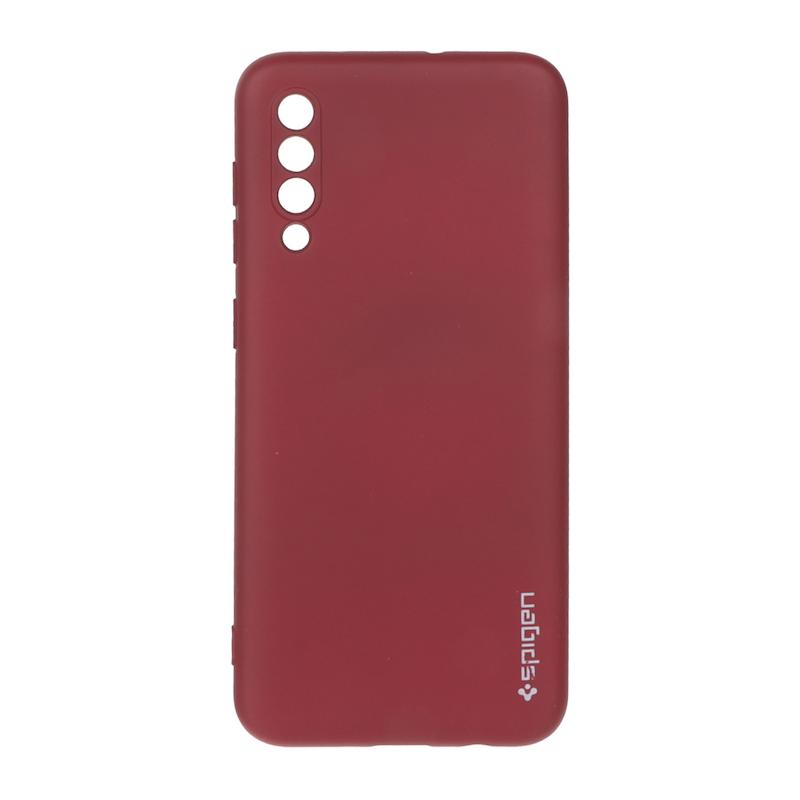 قاب گوشی Galaxy A30S - A50S - A50 سامسونگ سیلیکونی ژله ای PC برند SPIGEN اسپیگن زرشکی کد 99803