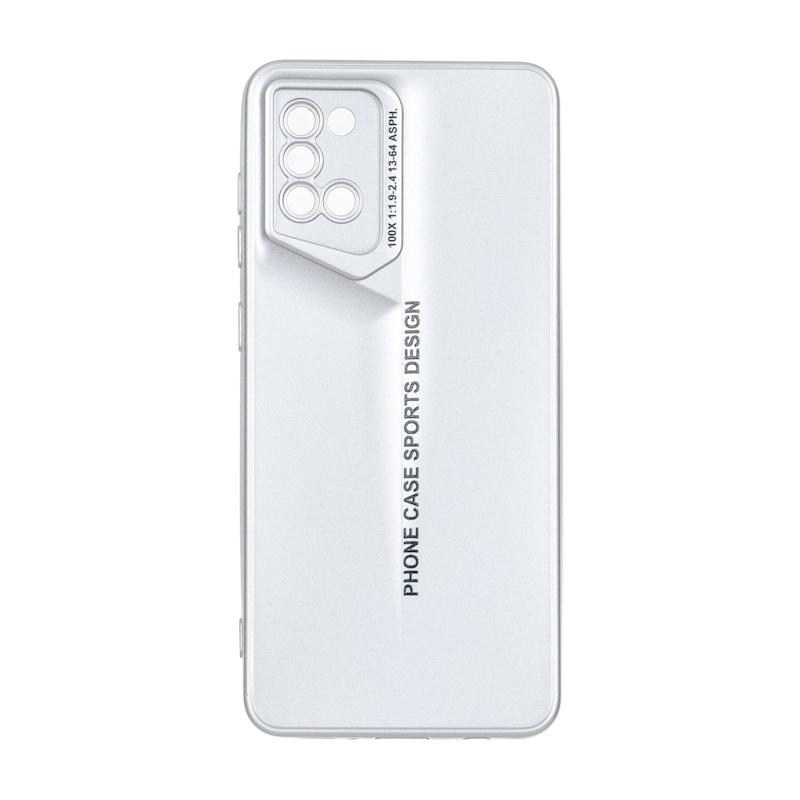 قاب گوشی Galaxy A31 سامسونگ سری Porsche Design پورش دیزاین Hard LUXURY محافظ لنز دار نقره ای کد 99808