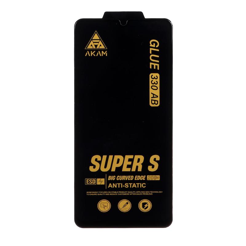 گلس گوشی Galaxy A31 - A32 4G - A22 4G - M32 4G - M22 - F22 - A33 سامسونگ شیشه ای آنتی استاتیک Anti Static آکام AKAM SUPER S Glass اورجینال کد 99817
