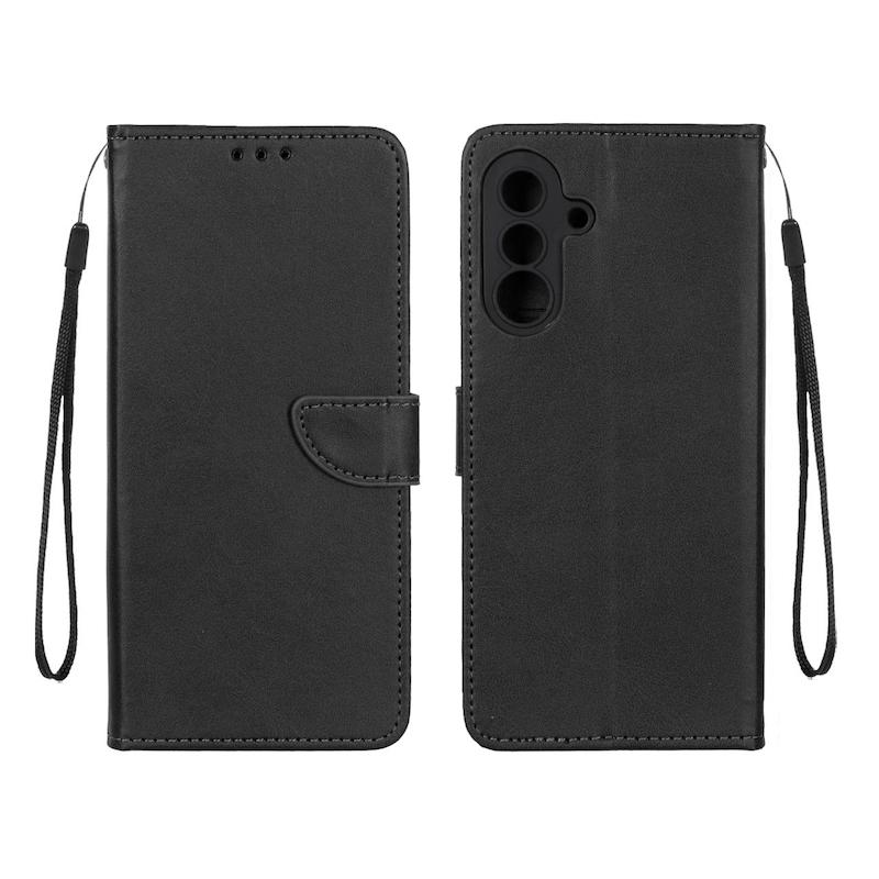 کیف گوشی Galaxy A37 سامسونگ مگنتی طرح چرم کتابی بنددار مشکی کد 99837