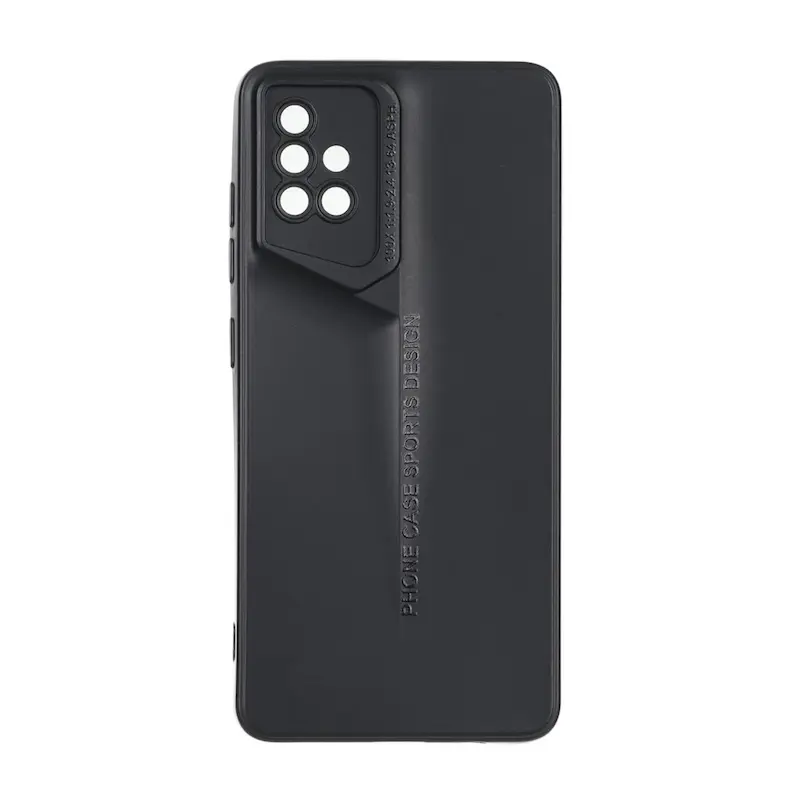 قاب گوشی Galaxy A51 سامسونگ سری Porsche Design پورش دیزاین Hard LUXURY محافظ لنز دار مشکی کد 99865