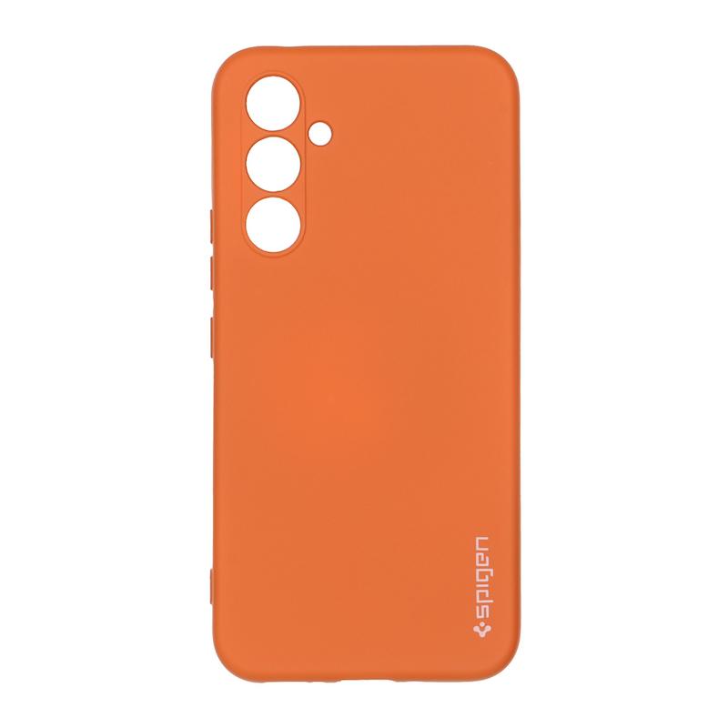 قاب گوشی Galaxy A54 سامسونگ سیلیکونی ژله ای PC برند SPIGEN اسپیگن نارنجی کد 99881