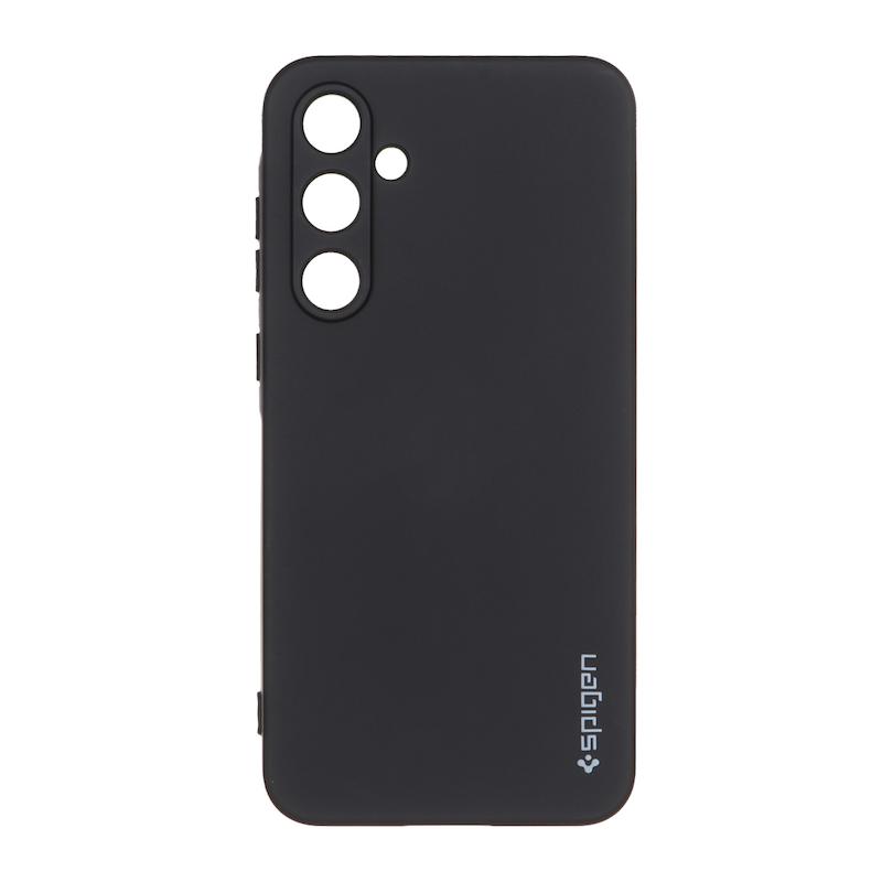 قاب گوشی Galaxy A55 سامسونگ سیلیکونی ژله ای PC برند SPIGEN اسپیگن مشکی کد E12-99888
