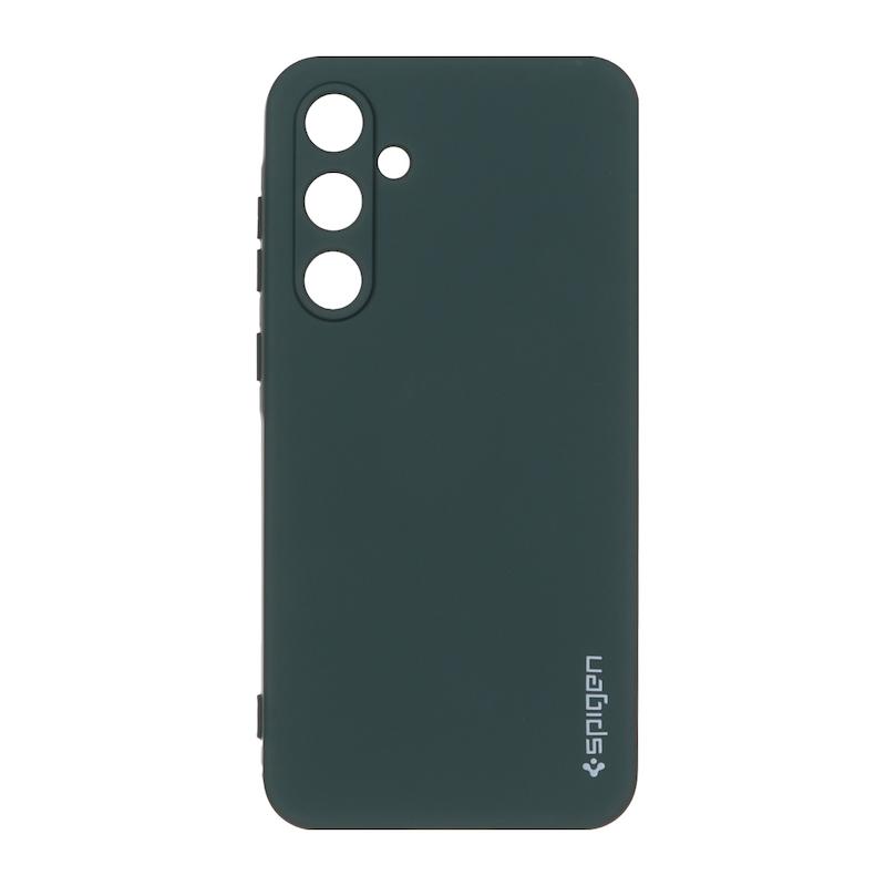 قاب گوشی Galaxy A55 سامسونگ سیلیکونی ژله ای PC برند SPIGEN اسپیگن سبز تیره کد E12-99889