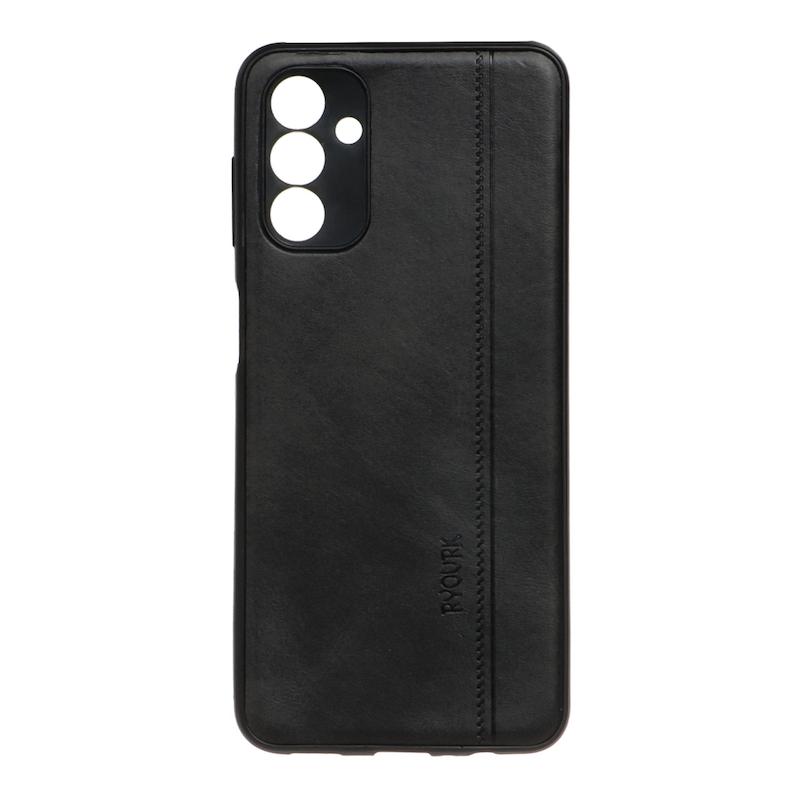 قاب گوشی Galaxy A04S سامسونگ ژله ای چرمی ساده Ryourk مشکی کد 159835