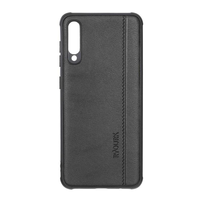 قاب گوشی Galaxy A30S - A50S - A50 سامسونگ ژله ای چرمی ساده Ryourk مشکی کد 159856