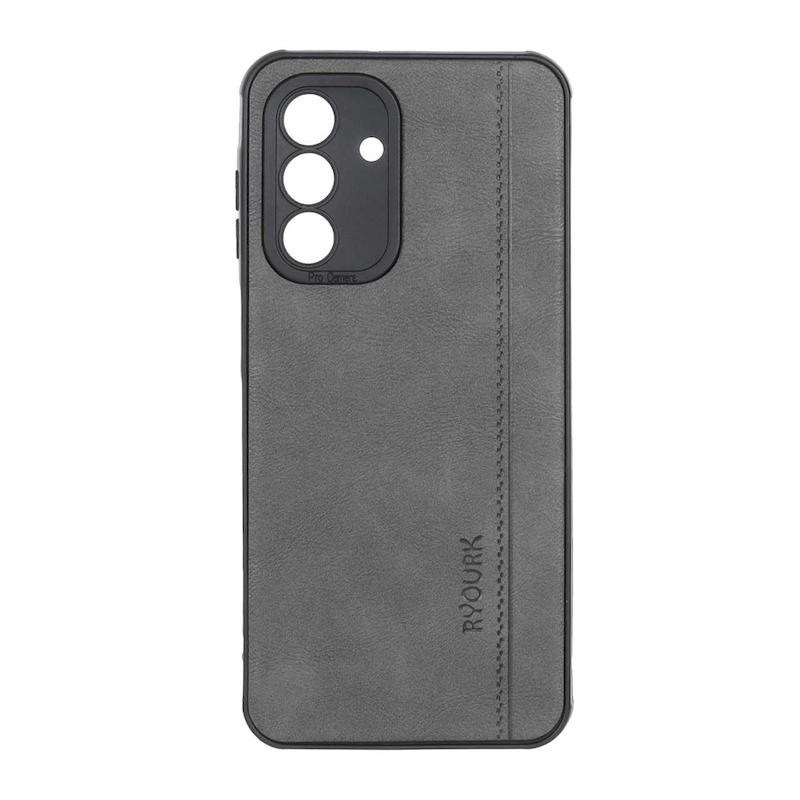 قاب گوشی Galaxy A17 سامسونگ ژله ای چرمی ساده Ryourk خاکستری کد 159878