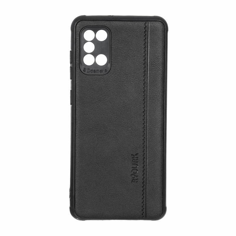 قاب گوشی Galaxy A31 سامسونگ ژله ای چرمی ساده Ryourk مشکی کد 159889