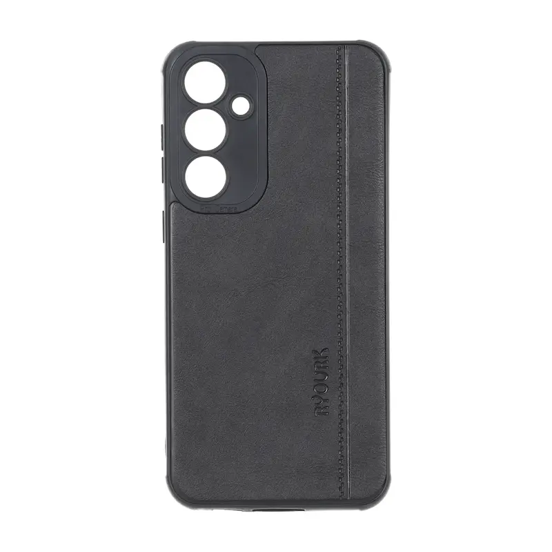 قاب گوشی Galaxy S23 FE سامسونگ ژله ای چرمی ساده Ryourk مشکی کد 159926