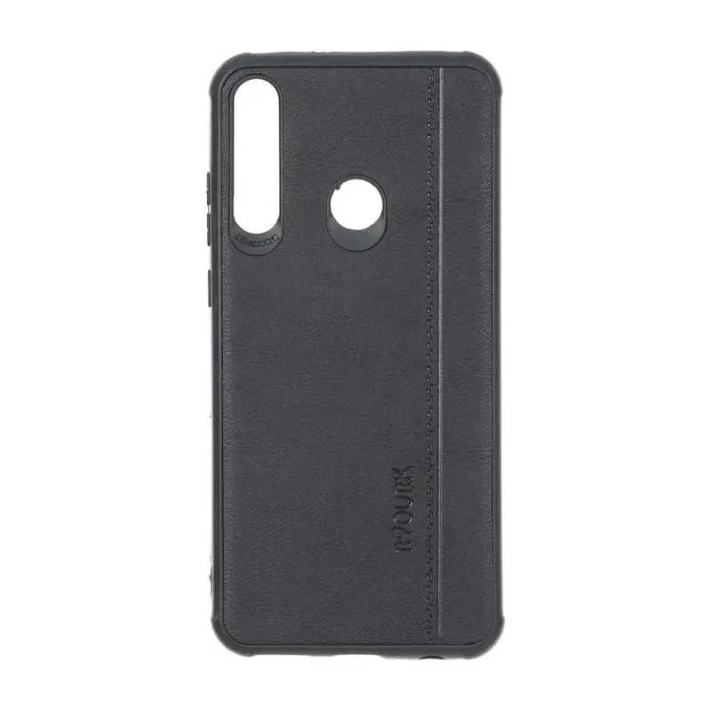 قاب گوشی Huawei Y6P هوآوی ژله ای چرمی ساده Ryourk مشکی کد 159987