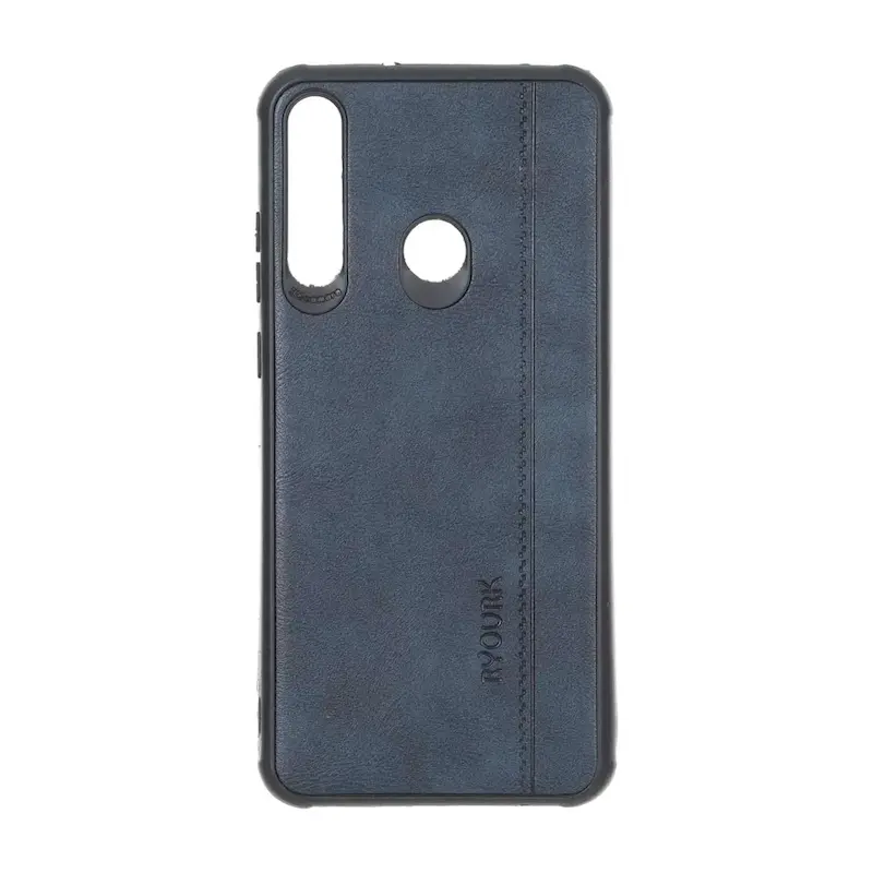 قاب گوشی Huawei Y6P هوآوی ژله ای چرمی ساده Ryourk سرمه ای کد 159989
