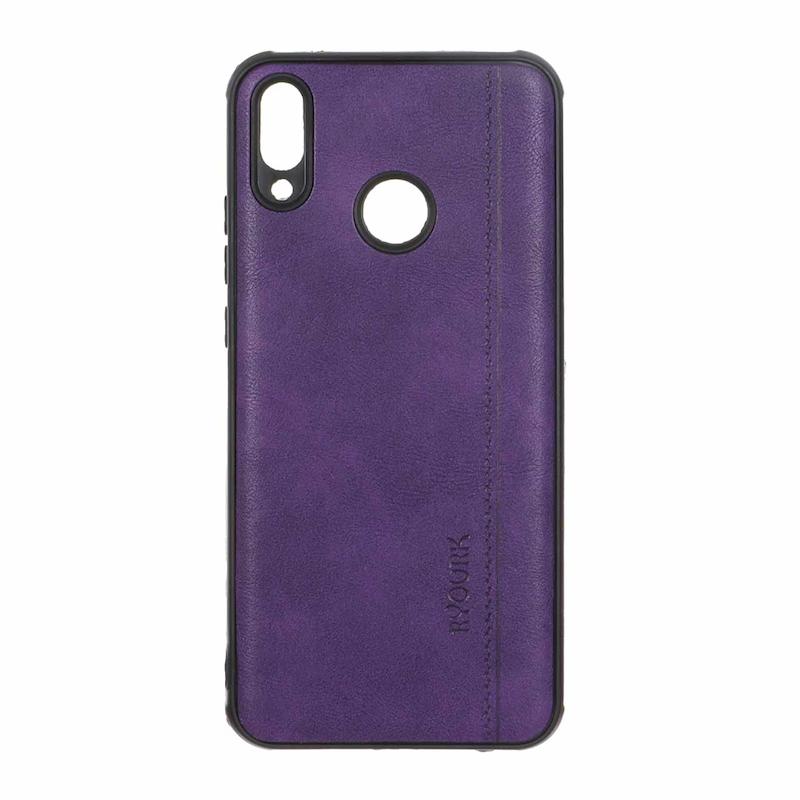 قاب گوشی Huawei Y9 2019 هوآوی ژله ای چرمی ساده Ryourk بنفش کد 160000