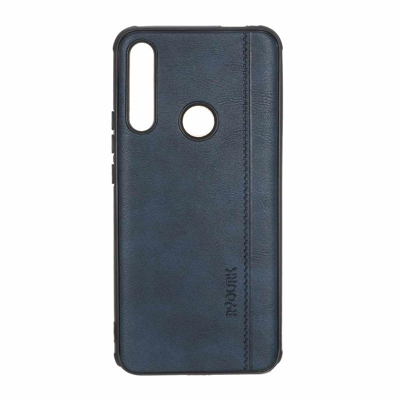 قاب گوشی Honor 9x - Y9 Prime 2019 هوآوی ژله ای چرمی ساده Ryourk سرمه ای کد 160004
