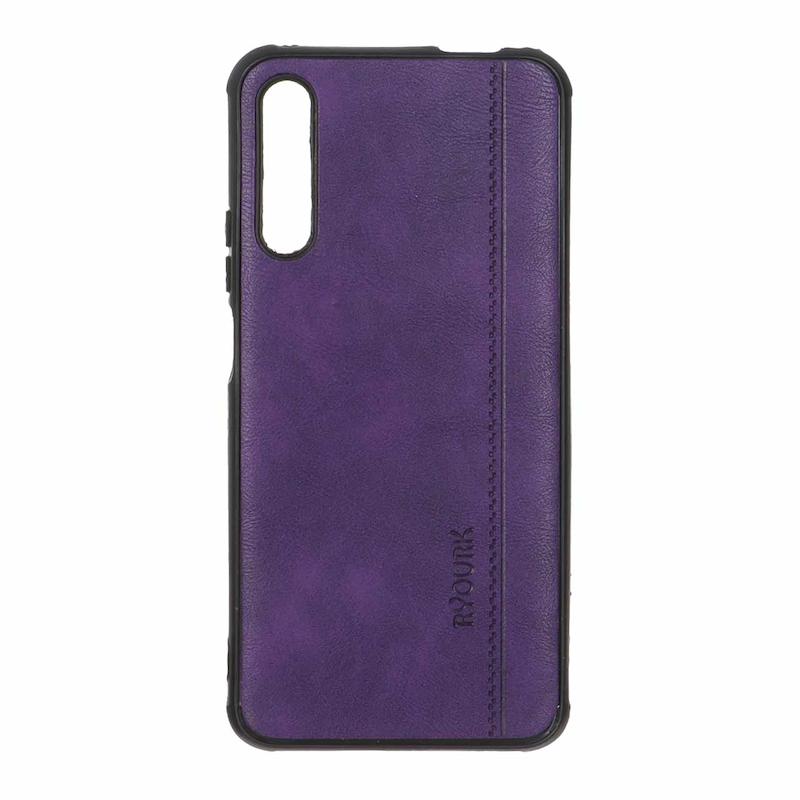 قاب گوشی Honor 9x Pro - Y9S هوآوی ژله ای چرمی ساده Ryourk بنفش کد 160006