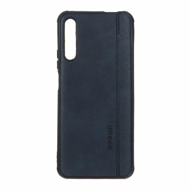 قاب گوشی Honor 9x Pro - Y9S هوآوی ژله ای چرمی ساده Ryourk سرمه ای کد 160007