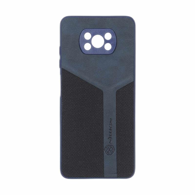قاب گوشی Poco X3 - Poco X3 Pro شیائومی چرمی سوزنی Nillkin دو تکه محافظ لنزدار کد 160188