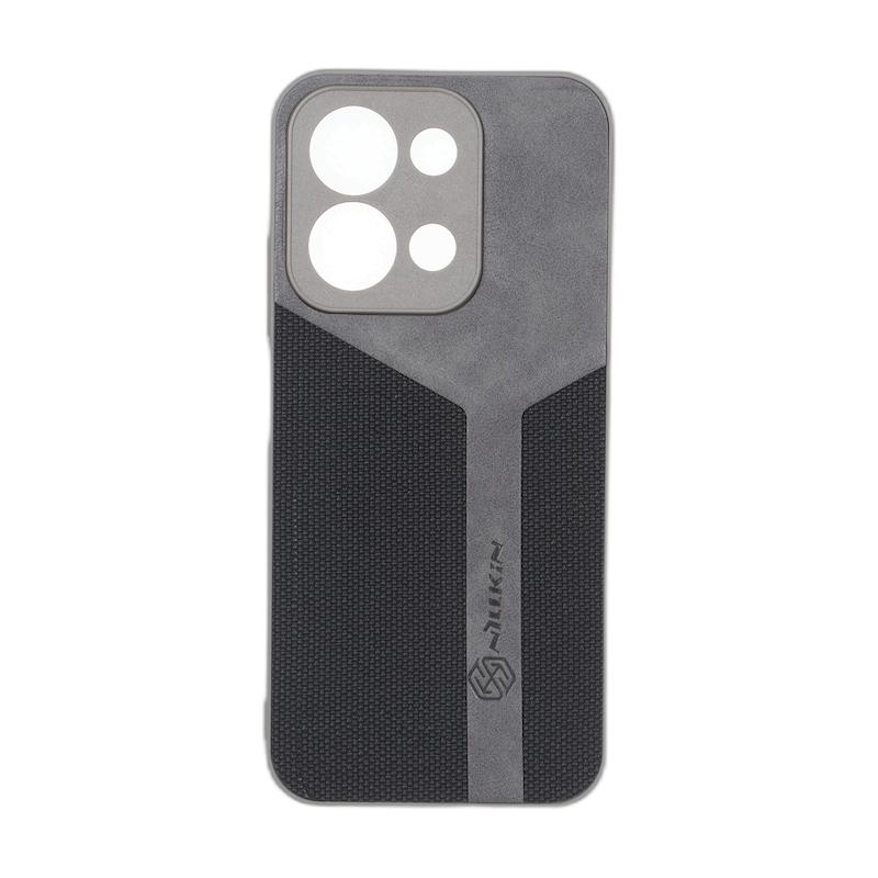 قاب گوشی Redmi 15C - Poco C85 شیائومی چرمی سوزنی Nillkin دو تکه محافظ لنزدار کد 160200
