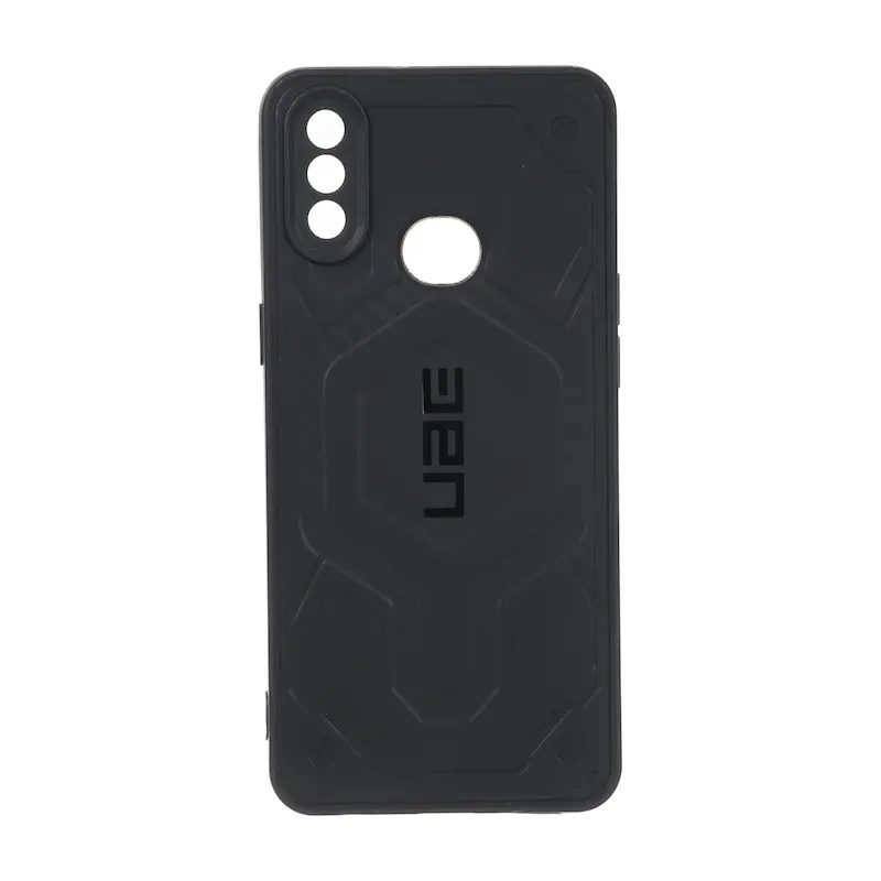 قاب گوشی Galaxy A10S سامسونگ UAG Design سیلیکونی ژله ای محافظ لنز دار مشکی کد 160051