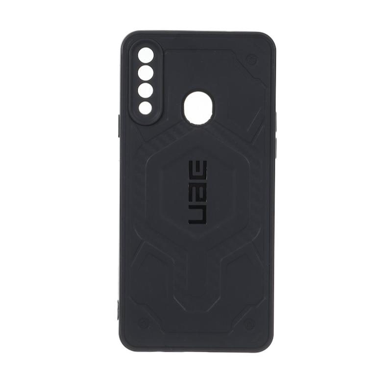 قاب گوشی Galaxy A20S سامسونگ UAG Design سیلیکونی ژله ای محافظ لنز دار مشکی کد E51-160054