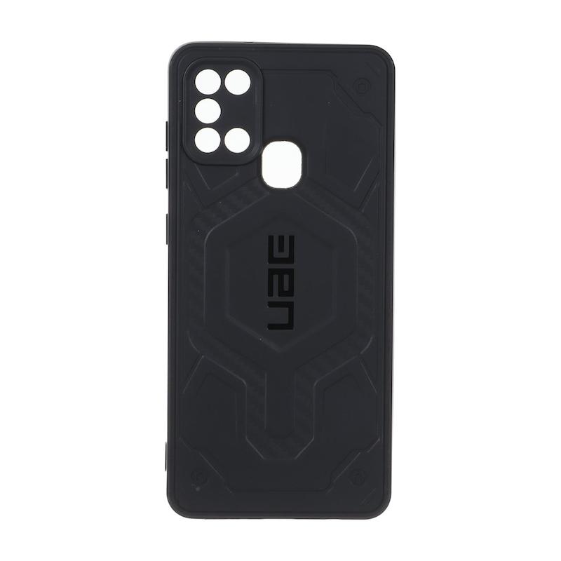 قاب گوشی Galaxy A21S سامسونگ UAG Design سیلیکونی ژله ای محافظ لنز دار مشکی کد E51-160055