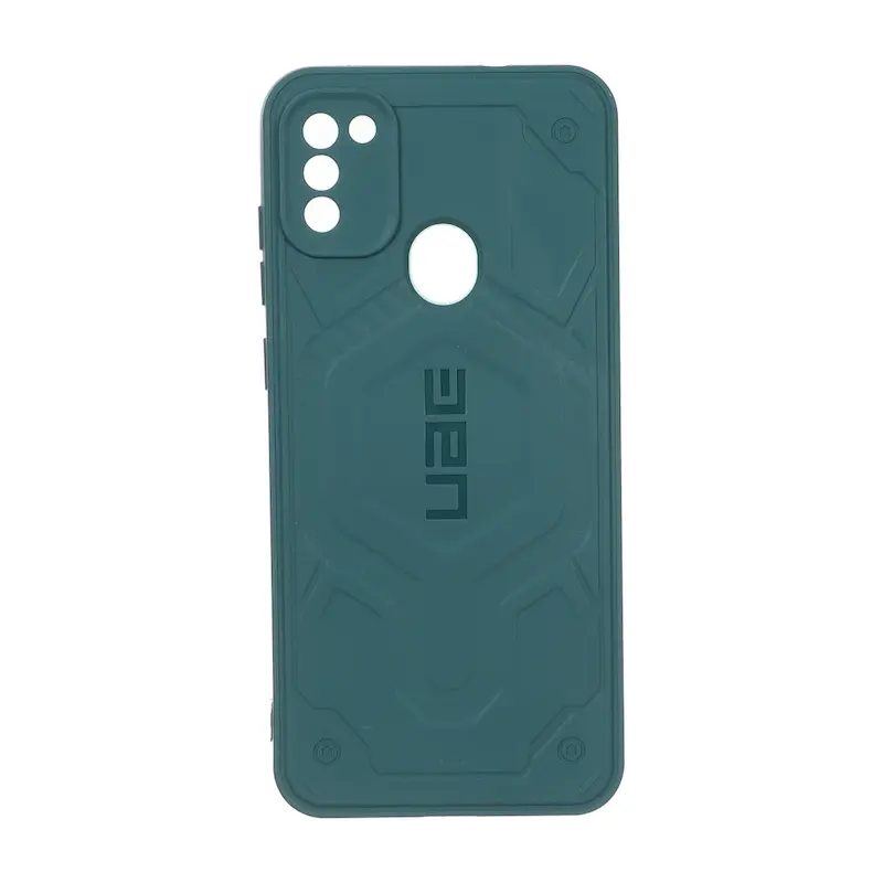 قاب گوشی Galaxy A11 - M11 سامسونگ UAG Design سیلیکونی ژله ای محافظ لنز دار سبز کد E51-160057