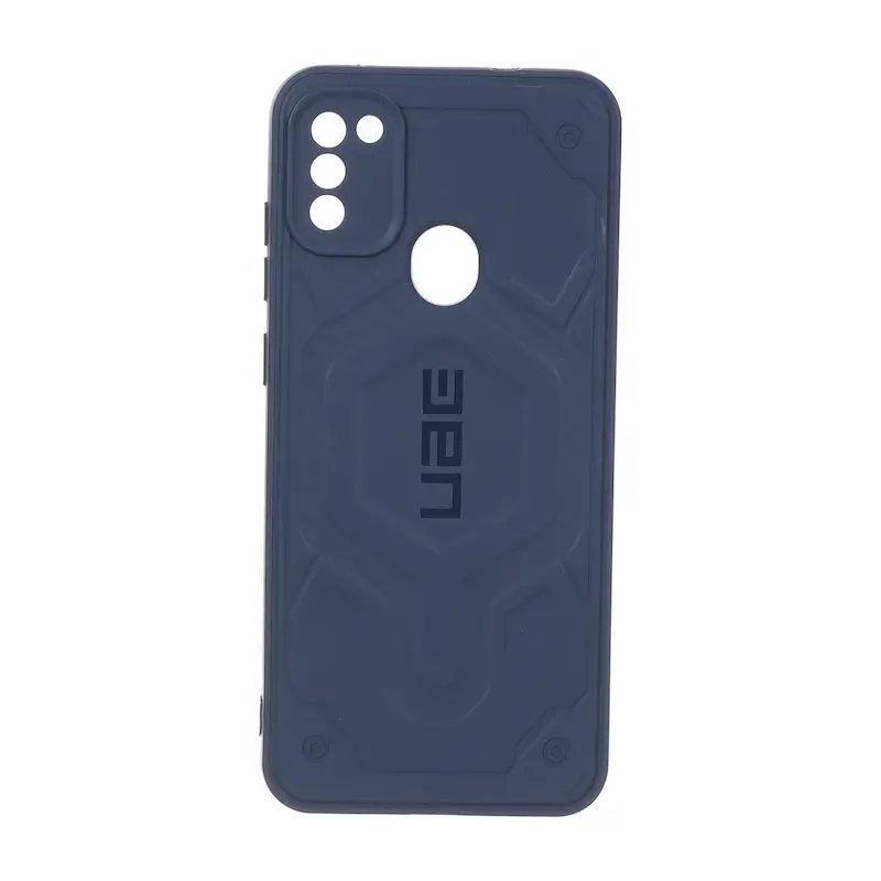 قاب گوشی Galaxy A11 - M11 سامسونگ UAG Design سیلیکونی ژله ای محافظ لنز دار سرمه ای کد E51-160059