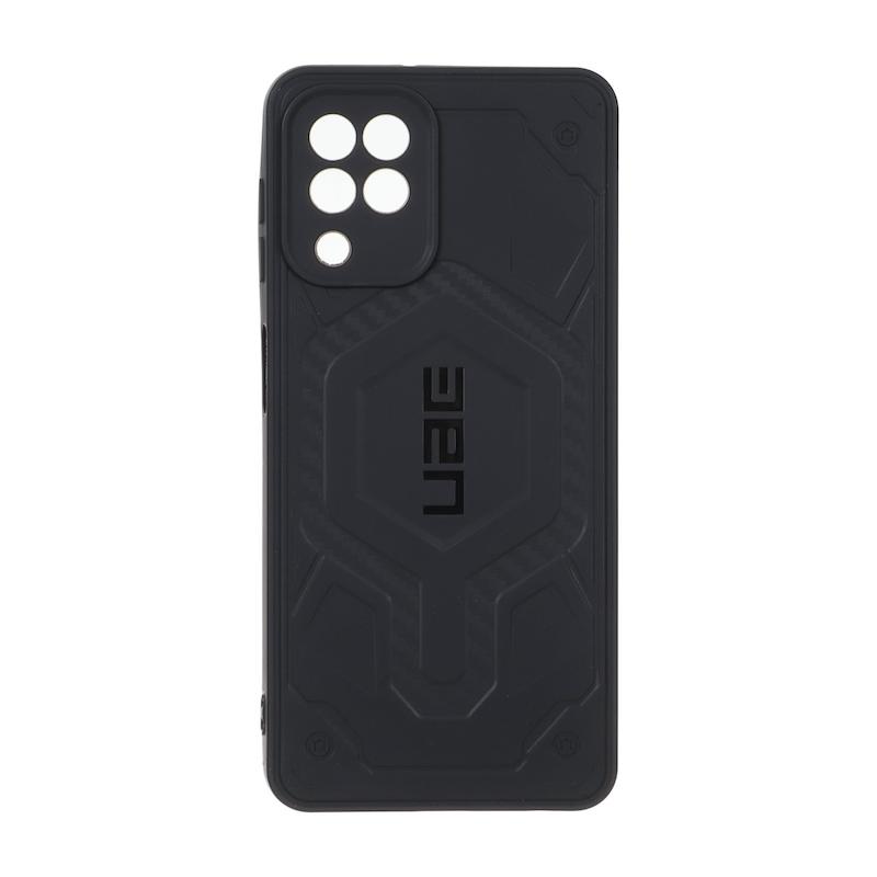 قاب گوشی Galaxy A22 4G - M32 4G سامسونگ UAG Design سیلیکونی ژله ای محافظ لنز دار مشکی کد 160069