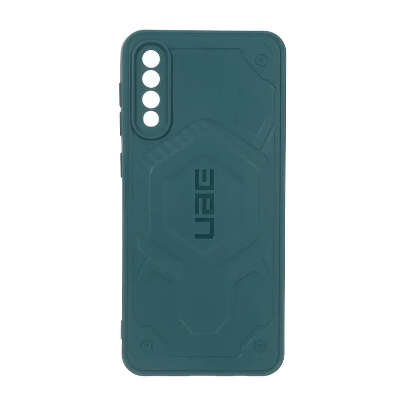 قاب گوشی Galaxy A30S - A50S - A50 سامسونگ UAG Design سیلیکونی ژله ای محافظ لنز دار سبز کد E51-160073