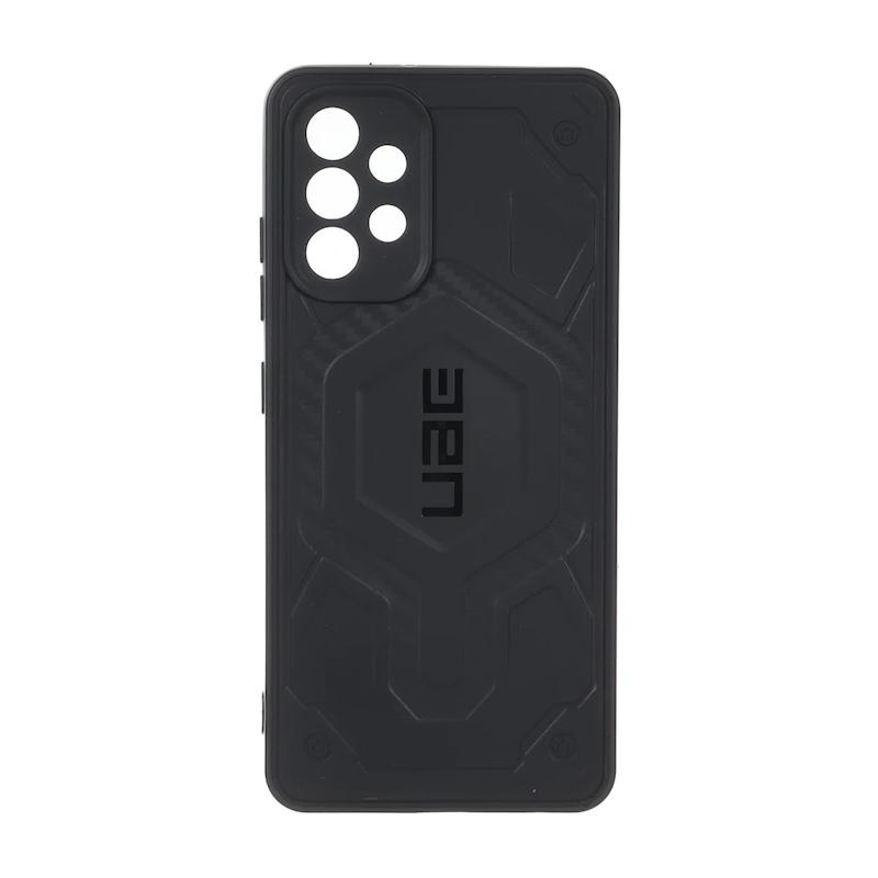 قاب گوشی Galaxy A32 4G سامسونگ UAG Design سیلیکونی ژله ای محافظ لنز دار مشکی کد 160075
