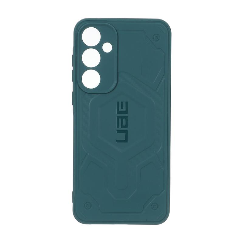 قاب گوشی Galaxy A55 سامسونگ UAG Design سیلیکونی ژله ای محافظ لنز دار سبز کد E51-160098