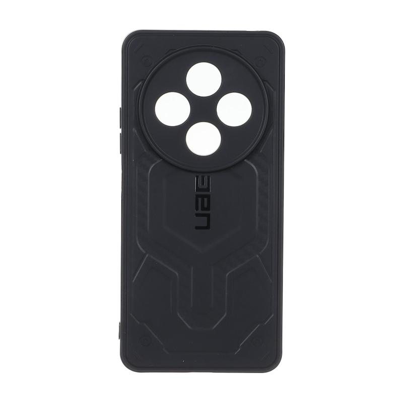 قاب گوشی Redmi 14C - Poco C75 - Redmi A4 شیائومی UAG Design سیلیکونی ژله ای محافظ لنز دار مشکی کد E51-160103
