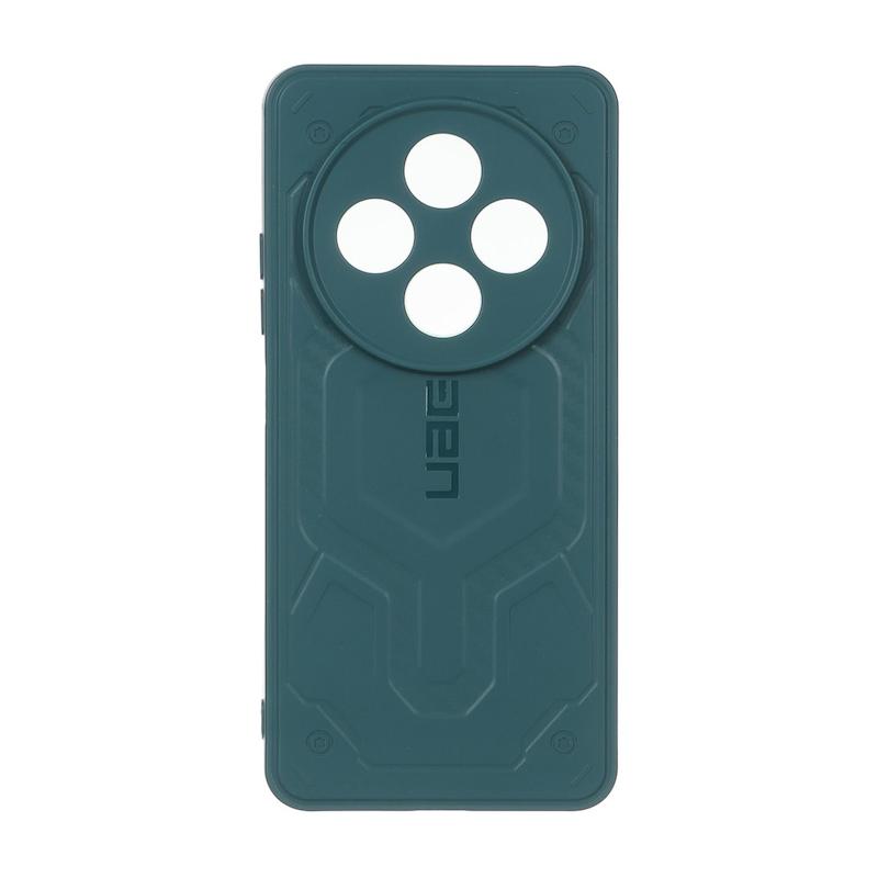 قاب گوشی Redmi 14C - Poco C75 - Redmi A4 شیائومی UAG Design سیلیکونی ژله ای محافظ لنز دار سبز کد E51-160104