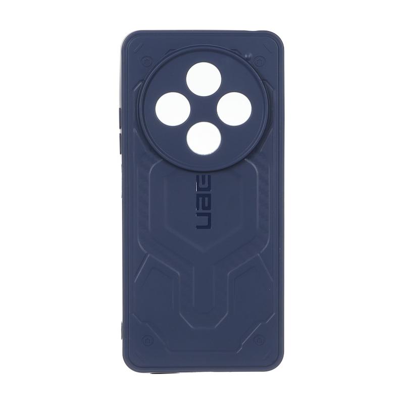 قاب گوشی Redmi 14C - Poco C75 - Redmi A4 شیائومی UAG Design سیلیکونی ژله ای محافظ لنز دار سرمه ای کد E51-160105