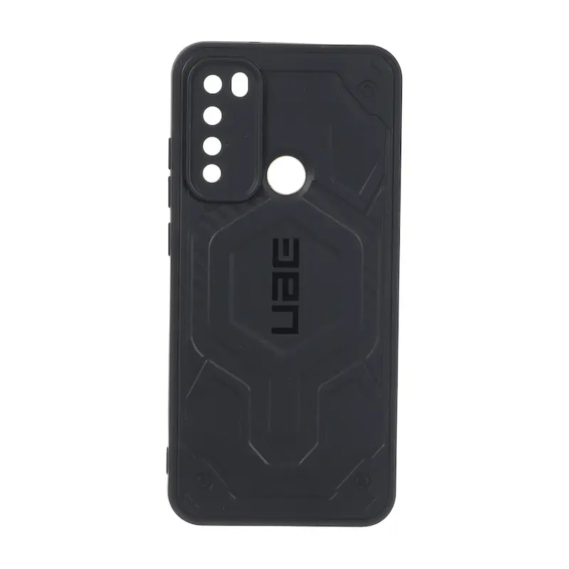 قاب گوشی Redmi Note 8 - Redmi Note 8 2021 شیائومی UAG Design سیلیکونی ژله ای محافظ لنز دار مشکی کد E51-160116