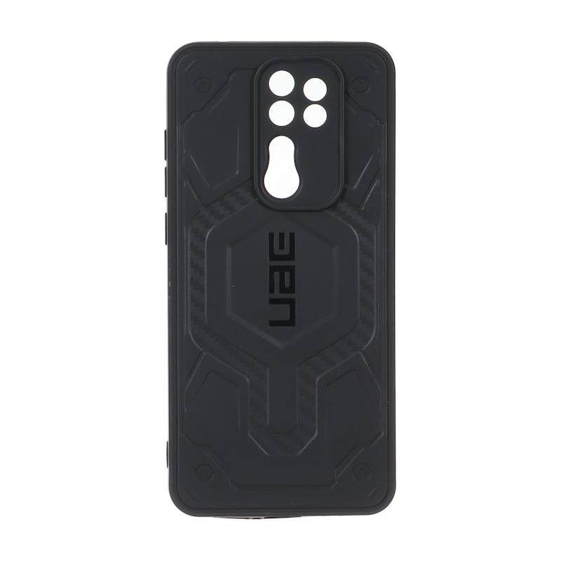 قاب گوشی Redmi Note 8 Pro شیائومی UAG Design سیلیکونی ژله ای محافظ لنز دار مشکی کد E51-160117