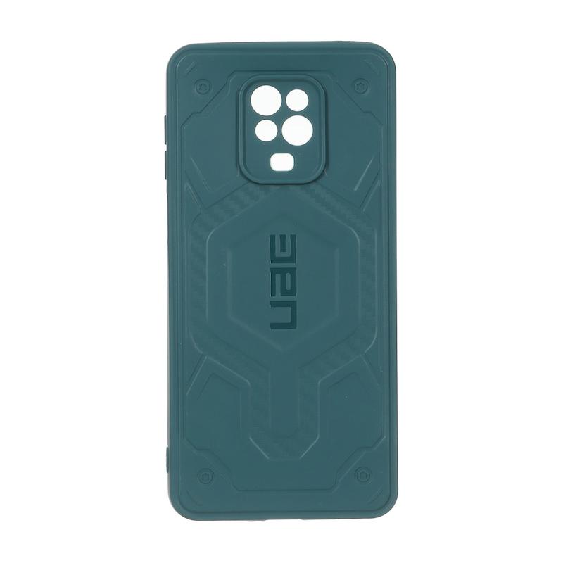 قاب گوشی Redmi Note 9S - Redmi Note 9 Pro شیائومی UAG Design سیلیکونی ژله ای محافظ لنز دار سبز کد 160119