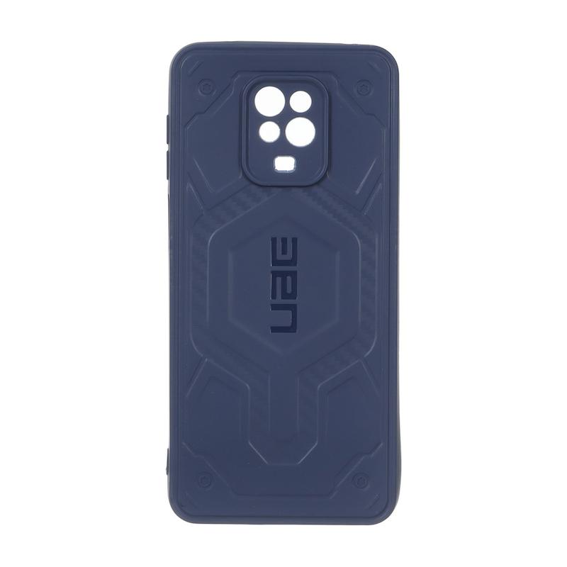 قاب گوشی Redmi Note 9S - Redmi Note 9 Pro شیائومی UAG Design سیلیکونی ژله ای محافظ لنز دار سرمه ای کد 160120