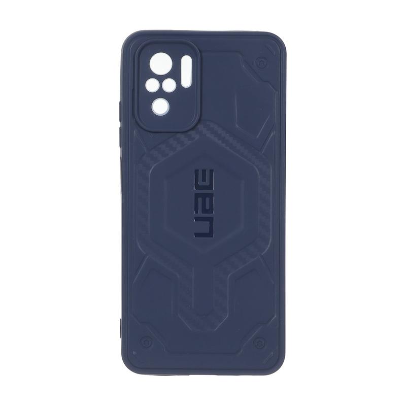 قاب گوشی Redmi Note 10 4G - Redmi Note 10S - Poco M5S شیائومی UAG Design سیلیکونی ژله ای محافظ لنز دار سرمه ای کد E51-160121