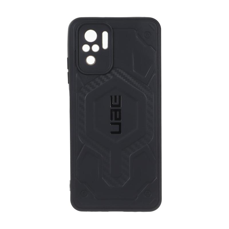 قاب گوشی Redmi Note 10 4G - Redmi Note 10S - Poco M5S شیائومی UAG Design سیلیکونی ژله ای محافظ لنز دار مشکی کد E51-160122