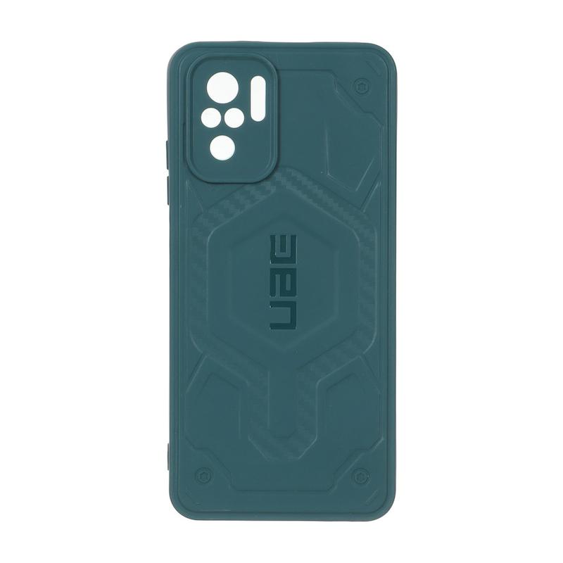 قاب گوشی Redmi Note 10 4G - Redmi Note 10S - Poco M5S شیائومی UAG Design سیلیکونی ژله ای محافظ لنز دار سبز کد E51-160123