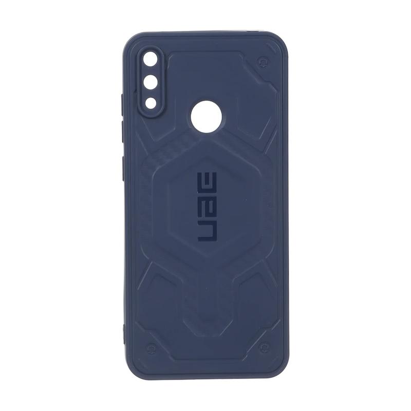 قاب گوشی Huawei Y7 2019 - Y7 Prime 2019 هوآوی UAG Design سیلیکونی ژله ای محافظ لنز دار سرمه ای کد E51-160138