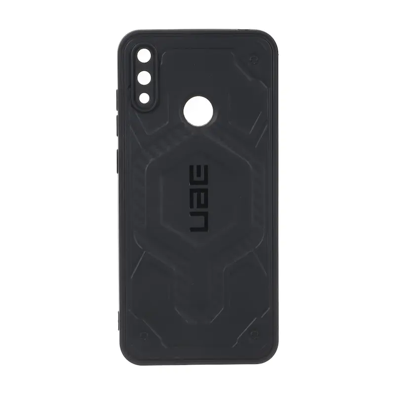 قاب گوشی Huawei Y7 2019 - Y7 Prime 2019 هوآوی UAG Design سیلیکونی ژله ای محافظ لنز دار مشکی کد 160140