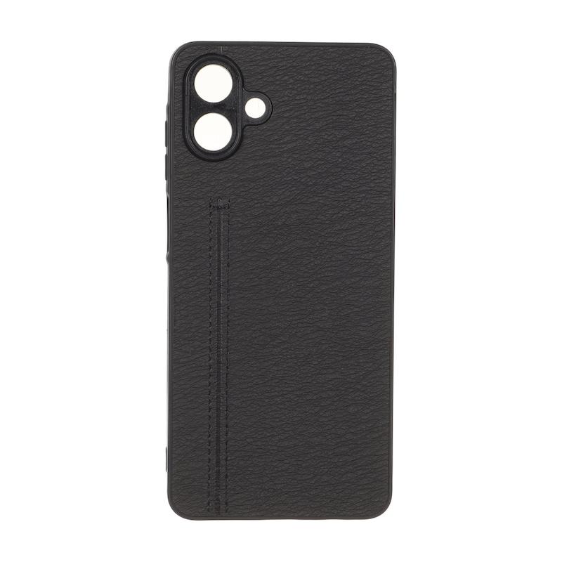 قاب گوشی Galaxy A07 سامسونگ طرح چرم دوخت خطی محافظ لنزدار کد 160246
