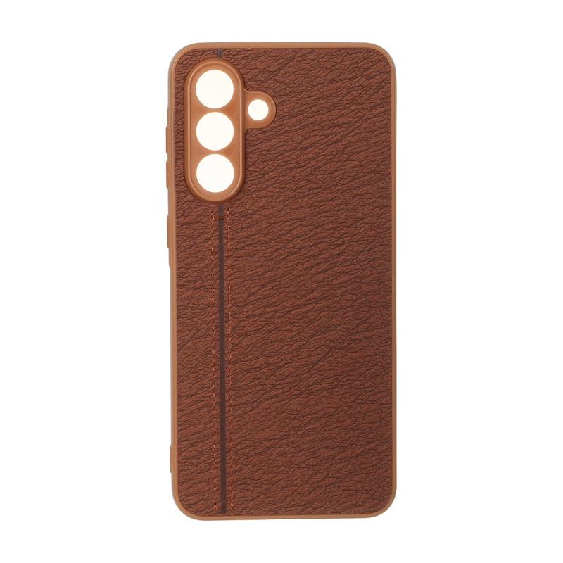 قاب گوشی Galaxy A36 سامسونگ طرح چرم دوخت خطی محافظ لنزدار کد 160258