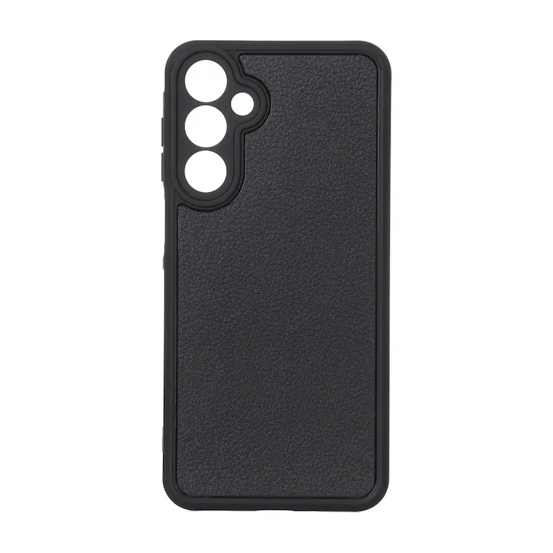 قاب گوشی Galaxy A16 سامسونگ سیلیکونی ژله ای Solid هاشور محافظ لنزدار مشکی کد 160219