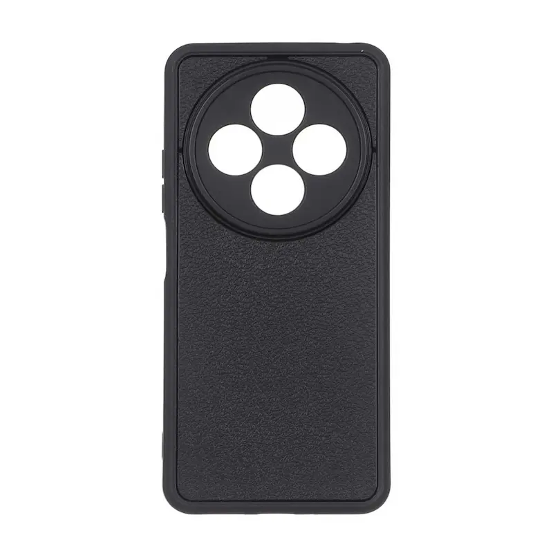 قاب گوشی Redmi 14C - Poco C75 - Redmi A4 شیائومی سیلیکونی ژله ای Solid هاشور محافظ لنزدار مشکی کد 160232