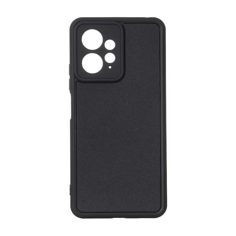 قاب گوشی Redmi Note 12 4G شیائومی سیلیکونی ژله ای Solid هاشور محافظ لنزدار مشکی کد 160236