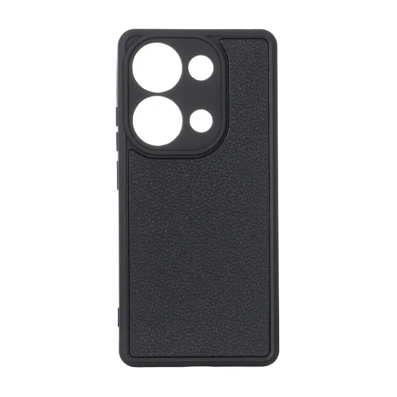 قاب گوشی Redmi Note 13 Pro 4G - Poco M6 Pro 4G شیائومی سیلیکونی ژله ای Solid هاشور محافظ لنزدار مشکی کد 160239